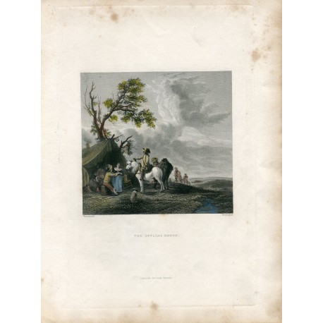 The Sutling Booth grabado por Worthington en 1834