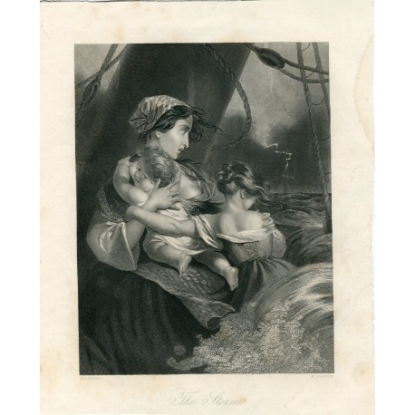 The Storm grabado por H. Robinson en 1849
