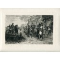 L'Appel après le pillage colección M. Schauss de Nueva York grabado por F. Courtry