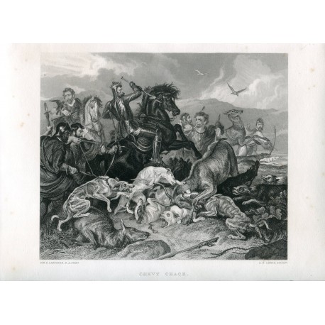 Chevy Chace grabado por C.G. Lewis en 1879