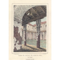 España. Toledo. Ocaña.  «Ruinas del Castillo del Duque de Frías»