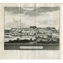 Sevilla. San Juan del Foratche, chateau ruiné. Grabado por Pieter Van der Aa, 1707.
