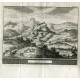 Málaga. Zahara , montañas de Ronda. Grabado por Pieter Van der Aa, 1707.