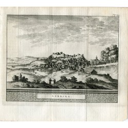 Sevilla. Lebrixa. Grabado por Pieter Van der Aa, 1707.