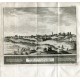 Cadiz. Xeres de la Frontera. Grabado por Pieter Van der Aa, 1707.