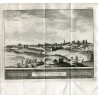 Jerez de la Frontera - Antique steel engraving old print - Pieter Van der Aa (Alvarez de Colmenar), 1707
