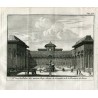 Veue du Palais des anciens Roys Mores de Grenade et .... Gravure de Van der Aa