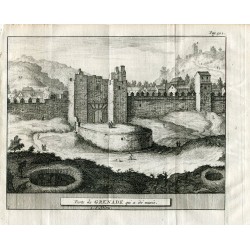 Port de Grenade qui a eté murée grabado por Pieter van der Aa.
