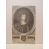 "Isacus Barrow STP Reg." Gravure de Michael Vander Gucht (1676)