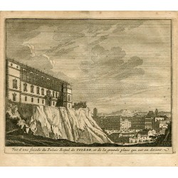Vue d'une façade du Palais Royal de Toledo y de la grand place por Van derAa