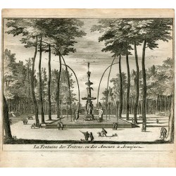 La Fontaine des Tritons ou des Amours á Aranjuez por Van der Aa