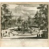 La Fontaine des Dauphins dans le jardin d'Aranjuez por Van der Aa