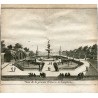 Vue de la grande fontaine d'Aranjuez gravée par Van der Aa