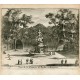 Vue de la fontaine de Bachus á Aranjuez grabado por Pieter Van der Aa