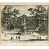 View from the Bachus fountain to Aranjuez engraved by Pieter Van der Aa