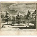 La fontaine de Neptune dans le Jardin d'Aranjuez por Pieter van der Aa.