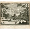 Vue de la Fontaine de D. Juan d'Austriche dans le Jardin d'Aranjuez por Van der Aa