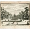 Vue de la Fontaine des Harpyes autrement nommé de l'epine dans le jardin d'Aranjuez por Van der Aa.