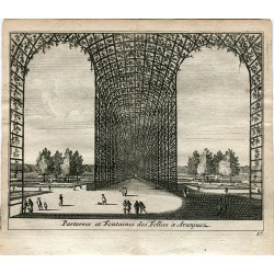 Parterres et Fontaines des Follies á Aranjuez por Van der Aa