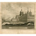 Veue du derriere de l'Escorial d'un côte grabado por Pierre Van der Aa