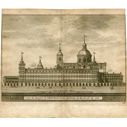 Veue du Monastere de l'Escorial et des Apartemens du Roi, du còte du Midi por Van der Aa