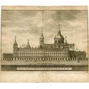 Veue du Monastere de l'Escorial et des Apartemens du Roi, du còte du Midi por Van der Aa