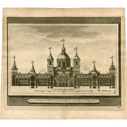 Entrée du Temple &Veue interieure du Convent&du College de l'Escorial van der Aa