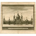 Entrée du Temple &Veue interieure du Convent&du College de l'Escorial van der Aa