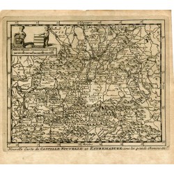 Nouvelle carte du Castilla nouvelle et Extremadure por Van der Aa