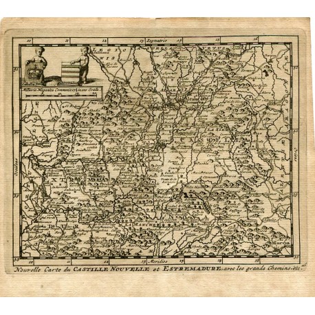 Nouvelle carte du Castilla nouvelle et Extremadure por Van der Aa