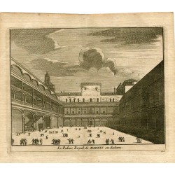 Le Palais Royal de Madrid en dedans por Pieter Van der Aa.