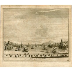 Le grand Etang du Buen Retiro por Pieter van der Aa