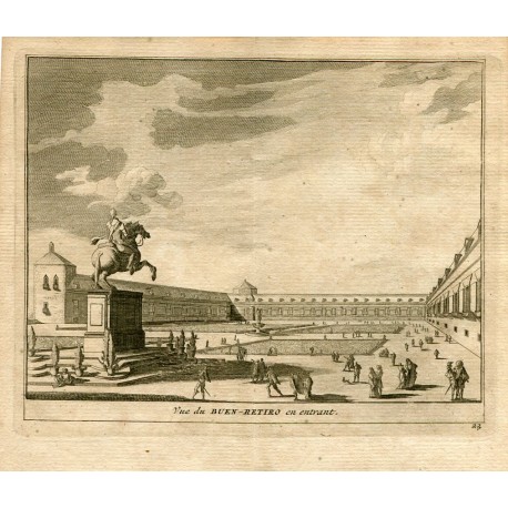 Vue du Buen Retiro en entrant por Pieter van der Aa