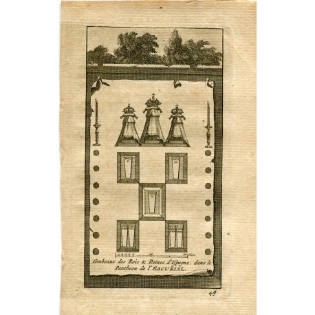 Tombeaux des Rois&Reines d'Espagne dans le Pantheon de l'Escorial por Van der Aa