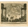 Vue de l'intérieur du Panthéon. Gravure de Pieter Van der Aa