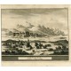 Vista topográfica de Fuenterrabia por Pieter vander Aa, 1707.