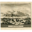 Vista topográfica de Fuenterrabia por Pieter vander Aa, 1707.