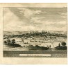 Vue de Valladolid, gravée par Pieter vander Aa, 1707.