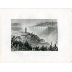 EEUU The horse shoe fall, Niagara with the tower grab. R.Brandard