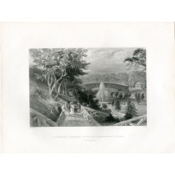 EEUU Fairmount Gardens, with the Schuykill bridge grab. Por J. Giles