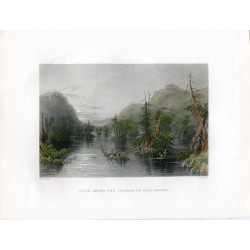 EEUU Scene among the Islands of Lake George grab. Por J.T. Willmore