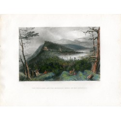 EEUU The two lakes and the mountain house on the Catshills grab. por J.C.Bentley