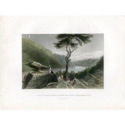 EEUU The valley of the Shenandoah from Jefferson Rocks grab. Por J.T.Willmore.