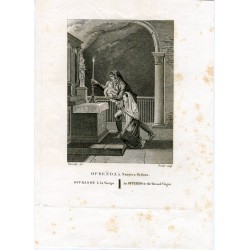 Ofrenda a Nuestra Señora de Alexandre Laborde grabado por Fortier.