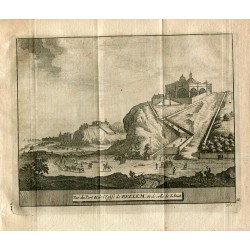 Portugal. Vue du Port &de l'Eglise de Bellem & de celle de S.Amat, grabado 1715 por Alvarez de Colmenar.