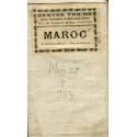 Cartes Taride. Maroc.
