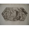Venit Jesus Nazareth et Batptizatus est a Iohanne in Iordane engraving by Petrus Aquila