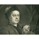 Autoretrato de William Hogath grabado por Benjamin Smith sobre obra de Hogarth