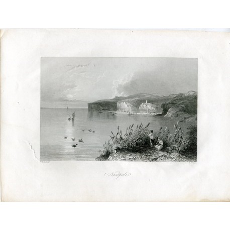 Nicopoli grabado por R. Wallis sobre obra de W.H. Barlett