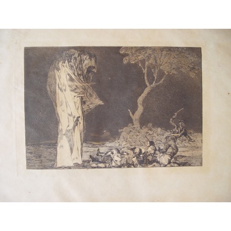 FRANCISCO DE GOYA. 'Por temor no pierdas honor' Proverbio n.2